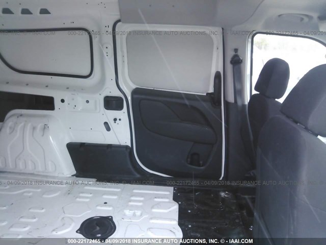 ZFBERFBT5G6B58160 - 2016 RAM PROMASTER CITY SLT WHITE photo 8