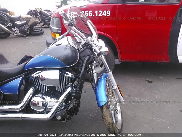 JKAVN2C127A004654 - 2007 KAWASAKI VN900 C BLUE photo 5