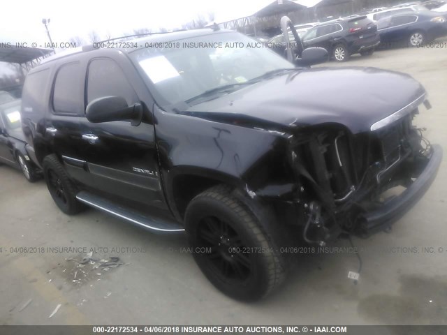 1GKFK63867J346152 - 2007 GMC YUKON DENALI BLACK photo 1