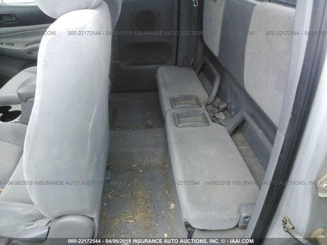5TEUX42N05Z013190 - 2005 TOYOTA TACOMA ACCESS CAB Silber Foto 8