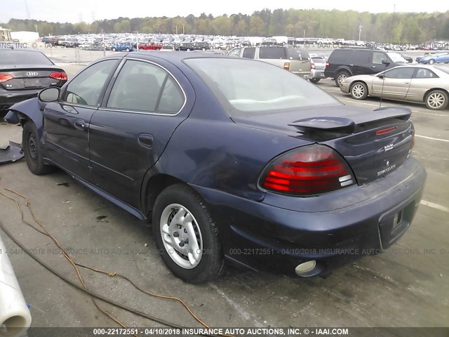 1G2NE52F64M705068 - 2004 PONTIAC GRAND AM SE BLUE photo 3