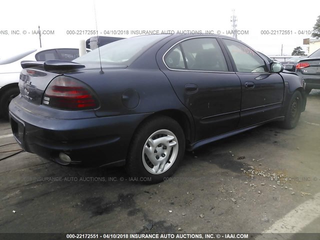 1G2NE52F64M705068 - 2004 PONTIAC GRAND AM SE BLUE photo 4