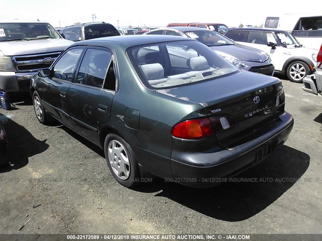 1NXBR12E1YZ382679 - 2000 TOYOTA COROLLA VE/CE/LE 绿色 照片 3