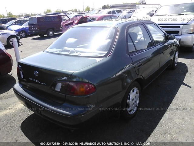 1NXBR12E1YZ382679 - 2000 TOYOTA COROLLA VE/CE/LE 绿色 照片 4