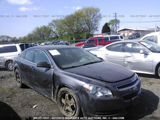 1G1ZB5E19BF145708 - 2011 CHEVROLET MALIBU LS 灰色 照片 1