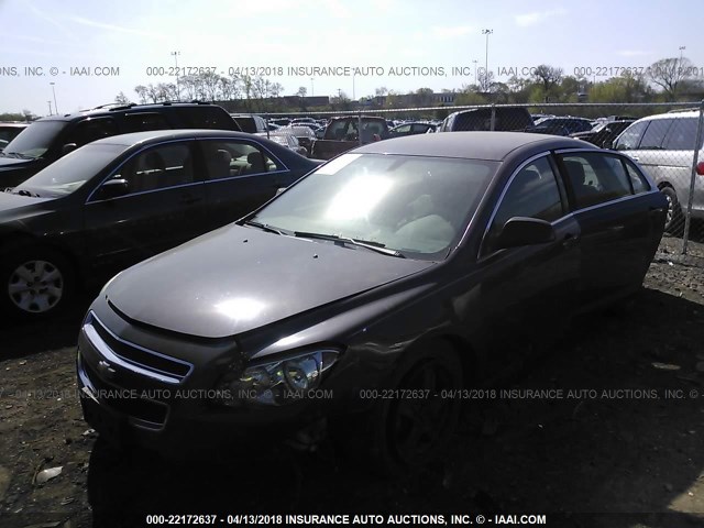 1G1ZB5E19BF145708 - 2011 CHEVROLET MALIBU LS 灰色 照片 2