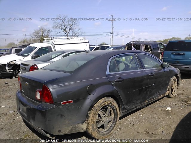 1G1ZB5E19BF145708 - 2011 CHEVROLET MALIBU LS 灰色 照片 4