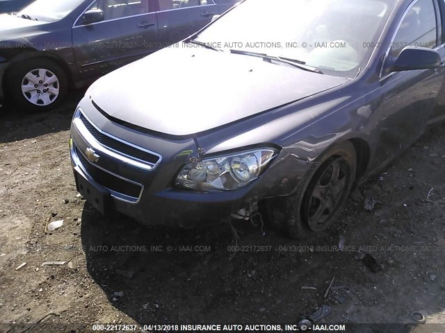 1G1ZB5E19BF145708 - 2011 CHEVROLET MALIBU LS 灰色 照片 6
