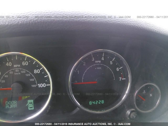 1C4AJWAG4DL673958 - 2013 JEEP WRANGLER SPORT 红色 照片 7