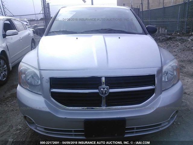 1B3HB78KX7D139102 - 2007 DODGE CALIBER R/T SILVER photo 6