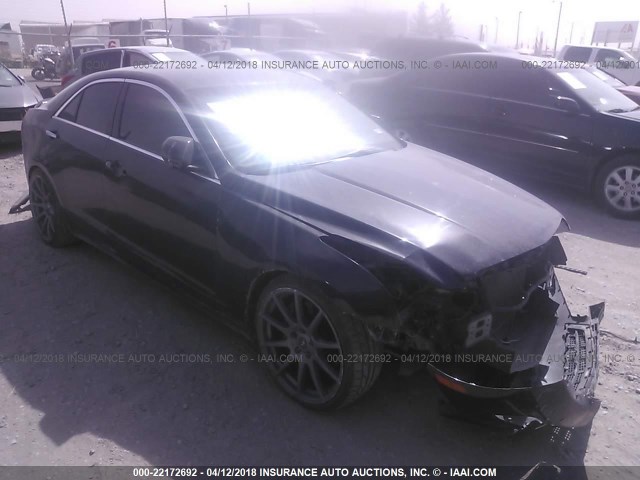 1G6AA5RX1D0144213 - 2013 CADILLAC ATS BLACK photo 1