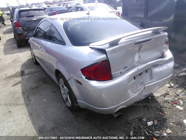 1G2AN18B277209618 - 2007 PONTIAC G5 GT SILVER photo 3