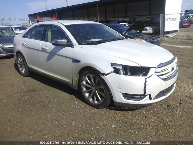 1FAHP2F86DG230216 - 2013 FORD TAURUS LIMITED WHITE photo 1