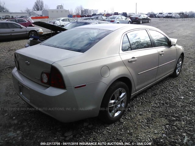 1G1ZC5E09AF131326 - 2010 CHEVROLET MALIBU 1LT 棕色 照片 4