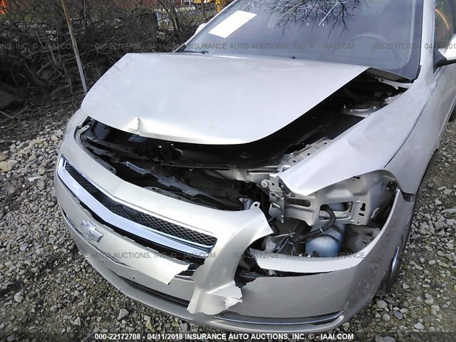 1G1ZC5E09AF131326 - 2010 CHEVROLET MALIBU 1LT 棕色 照片 6