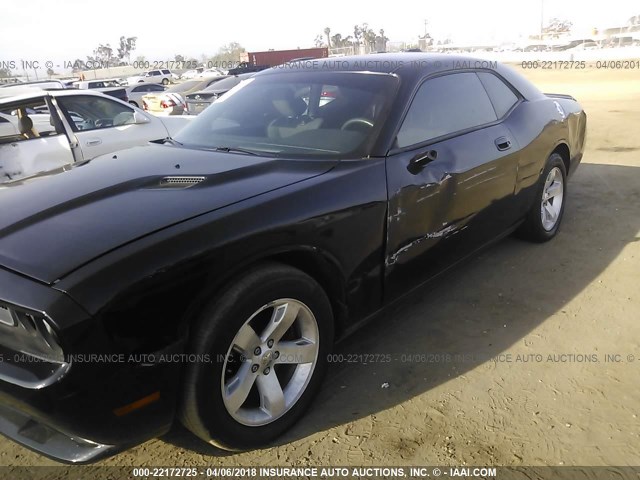 2B3CJ4DV9AH232733 - 2010 DODGE CHALLENGER SE BLACK photo 6