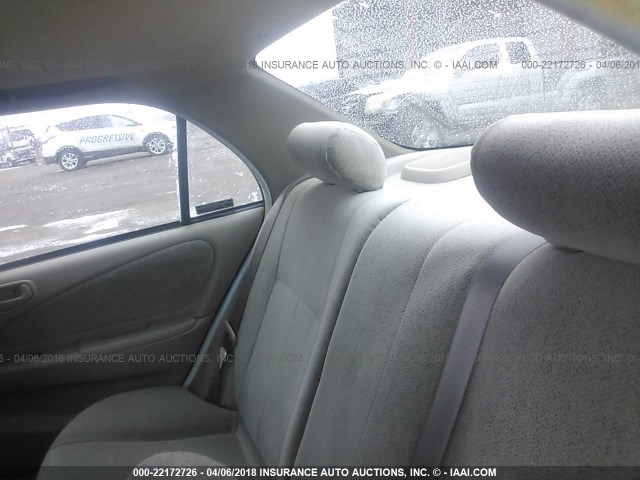 1Y1SK5482YZ419695 - 2000 CHEVROLET GEO PRIZM LSI GOLD photo 8