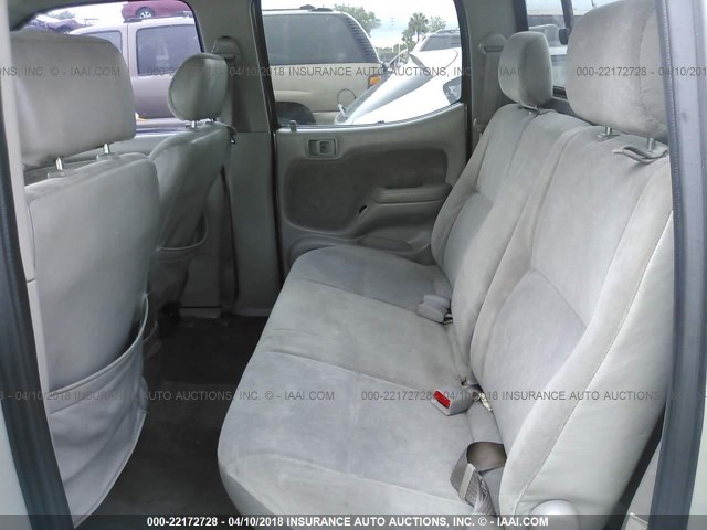 5TENM92N81Z824160 - 2001 TOYOTA TACOMA PRERUNNER 灰色 照片 8