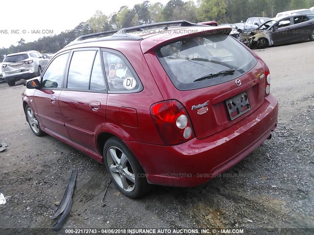 JM1BJ246031106785 - 2003 MAZDA PROTEGE PR5 红色 照片 3