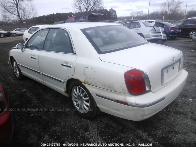 KMHFU45E84A364768 - 2004 HYUNDAI XG 350 WHITE photo 3