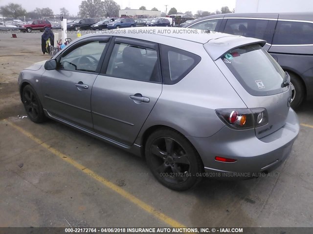 JM1BK143061417327 - 2006 MAZDA 3 HATCHBACK GRAY photo 3