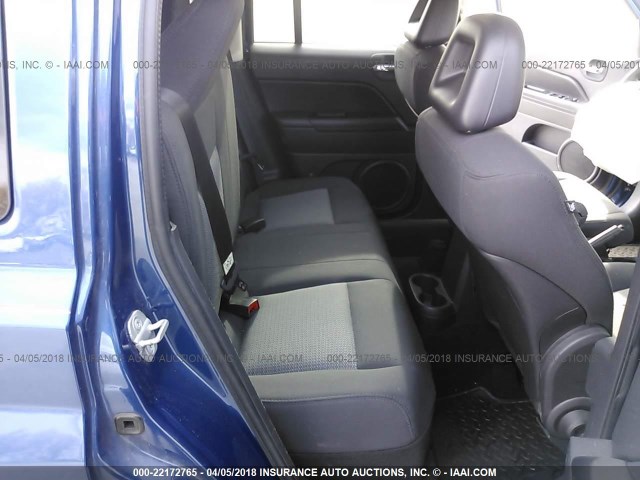 1J4FT28B39D178018 - 2009 JEEP PATRIOT SPORT BLUE photo 8