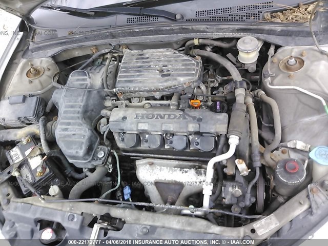 2HGES16365H558723 - 2005 HONDA CIVIC DX VP SILVER photo 10