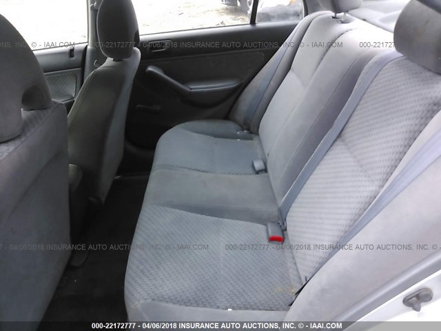 2HGES16365H558723 - 2005 HONDA CIVIC DX VP 银色 照片 8