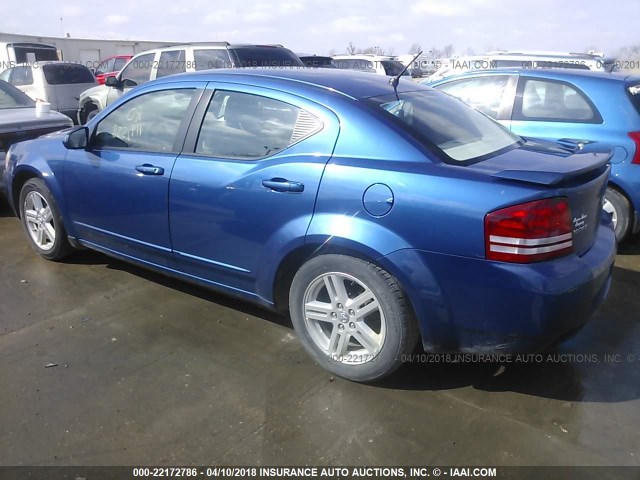 1B3CC5FB4AN143548 - 2010 DODGE AVENGER R/T BLUE photo 3