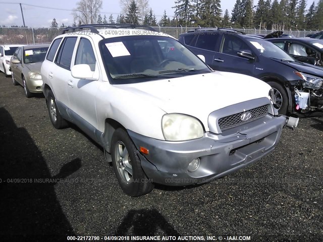 KM8SC73E84U587560 - 2004 HYUNDAI SANTA FE GLS/LX WHITE photo 1