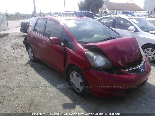 JHMGE8H30DC065771 - 2013 HONDA FIT RED photo 6