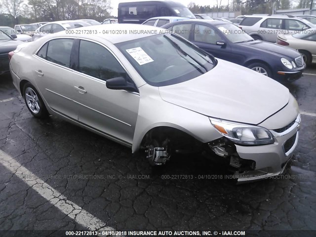 1G11B5SL8FF352891 - 2015 CHEVROLET MALIBU LS TAN photo 1