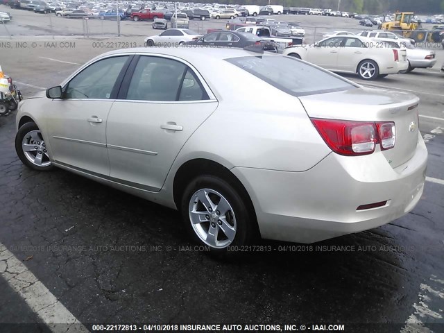 1G11B5SL8FF352891 - 2015 CHEVROLET MALIBU LS TAN photo 3
