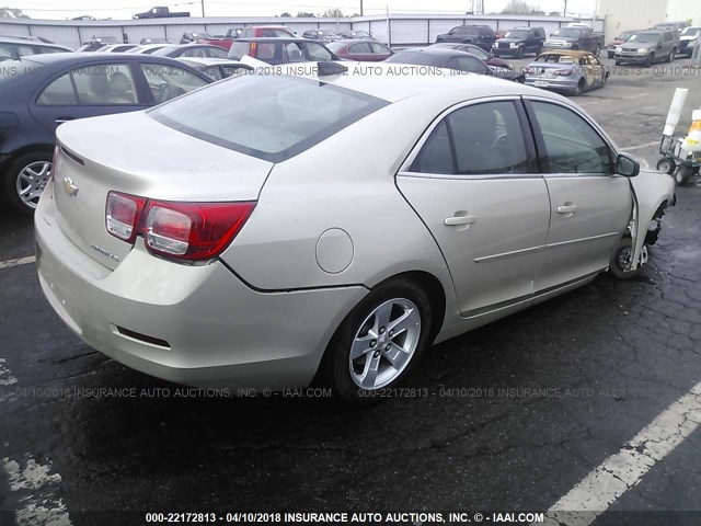 1G11B5SL8FF352891 - 2015 CHEVROLET MALIBU LS TAN photo 4