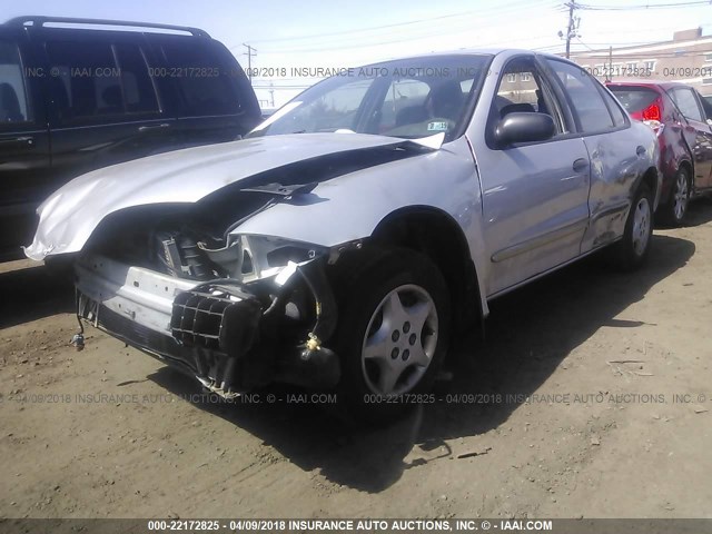 1G1JC524927316864 - 2002 CHEVROLET CAVALIER CNG SILVER photo 2