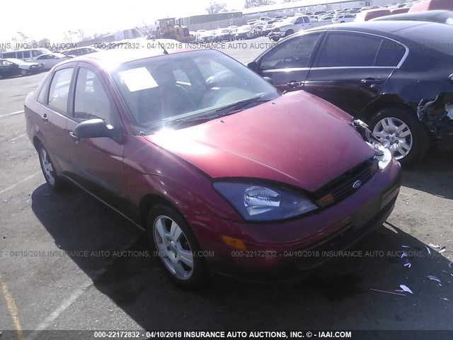 1FAFP33Z34W184201 - 2004 FORD FOCUS LX RED photo 1