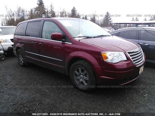 2A4RR5D14AR491624 - 2010 CHRYSLER TOWN & COUNTRY TOURING MAROON photo 1