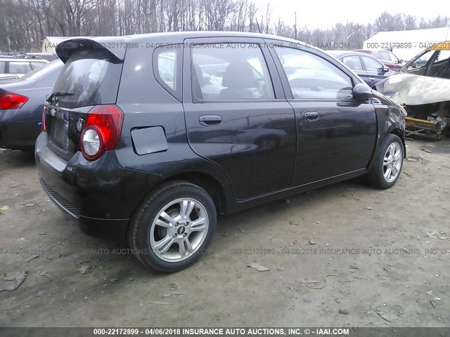 KL1TD66E69B658115 - 2009 CHEVROLET AVEO LS/LT 黑色 照片 4