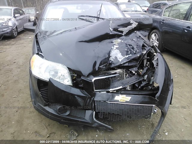 KL1TD66E69B658115 - 2009 CHEVROLET AVEO LS/LT 黑色 照片 6