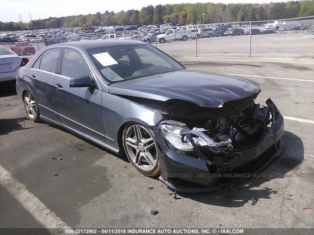 WDDHF7CB6BA383484 - 2011 MERCEDES-BENZ E 550 GRAY photo 1