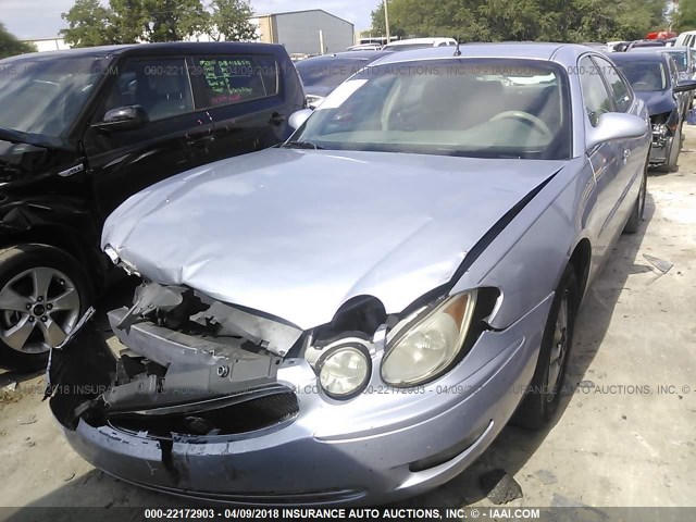 2G4WC562251237538 - 2005 BUICK LACROSSE CX SILVER photo 2