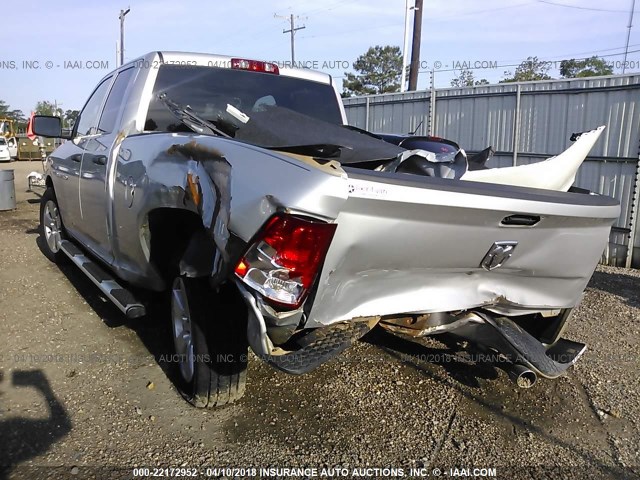 1C6RD6FT4CS259686 - 2012 DODGE RAM 1500 ST SILVER photo 3