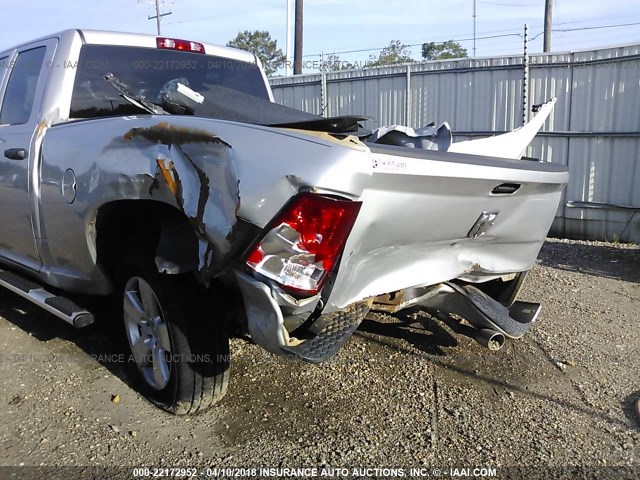 1C6RD6FT4CS259686 - 2012 DODGE RAM 1500 ST SILVER photo 6