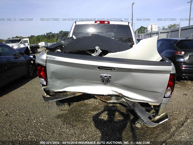 1C6RD6FT4CS259686 - 2012 DODGE RAM 1500 ST SILVER photo 8