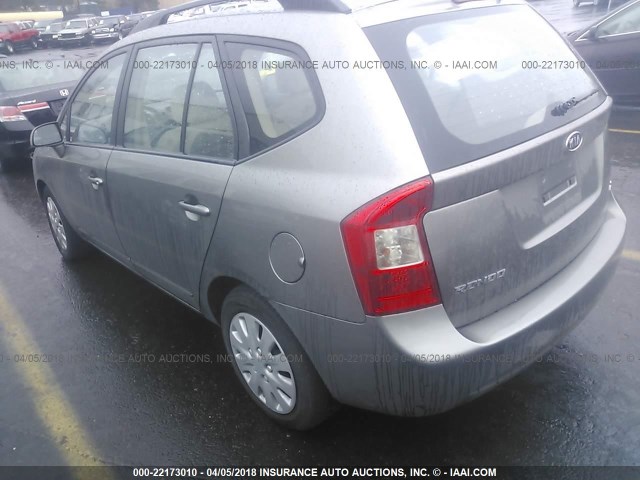 KNAFG529697262461 - 2009 KIA RONDO LX/EX GRAY photo 3