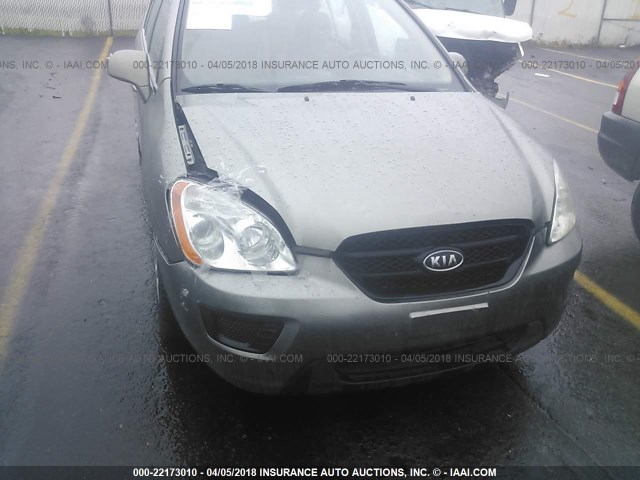 KNAFG529697262461 - 2009 KIA RONDO LX/EX GRAY photo 6