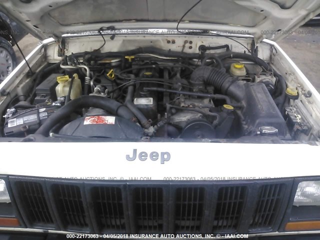 1J4FJ68S4WL252173 - 1998 JEEP CHEROKEE SPORT/CLASSIC თეთრი ფოტო 10