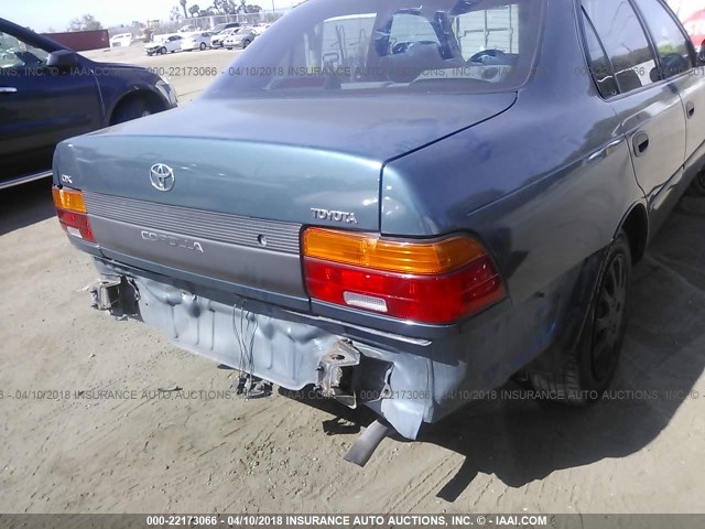 1NXAE09B8SZ352728 - 1995 TOYOTA COROLLA LE/DX მწვანე ფოტო 6