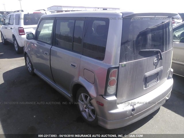 JTLKT324150205937 - 2005 TOYOTA SCION XB ნაცრისფერი ფოტო 3