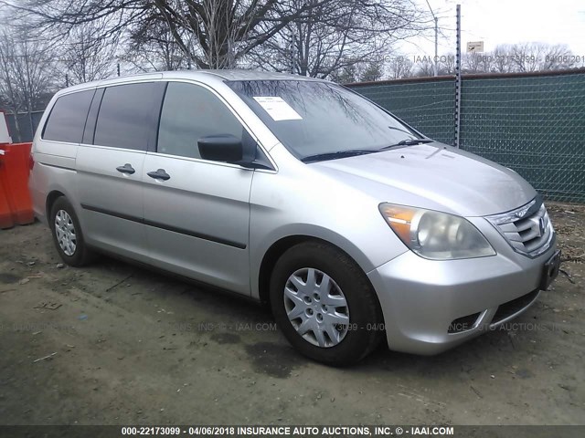 5FNRL38278B098155 - 2008 HONDA ODYSSEY LX SILVER photo 1